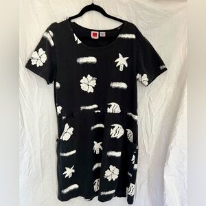 Vintage 80’s and 90’s Red Ginger Cotton Stuff dress size large